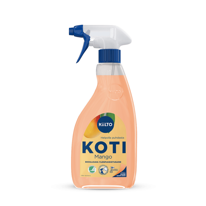 Kiilto Koti biohajoava yleispuhdistussuihke Mango